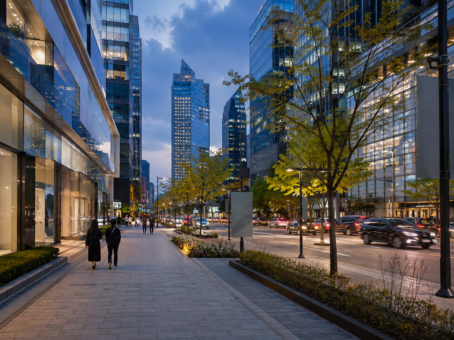 Gangnam-inspired modern business district in Seoul